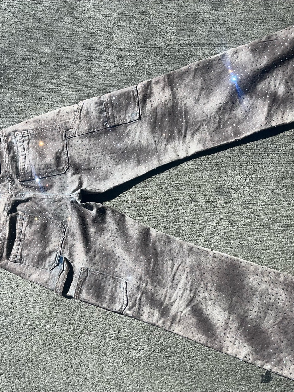 PC Rhinestone jeans “galaxy”collection